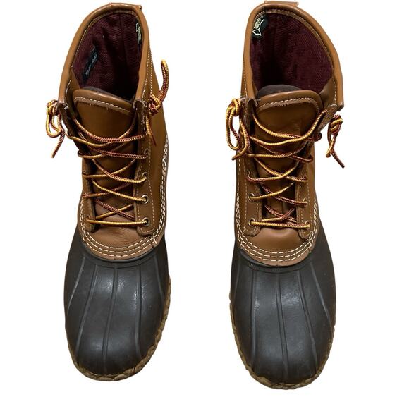 LL Bean Boots Men’s Size 10M Gore Tex Thinsulate 3M Duck USA Waterproof 212080 main image 9